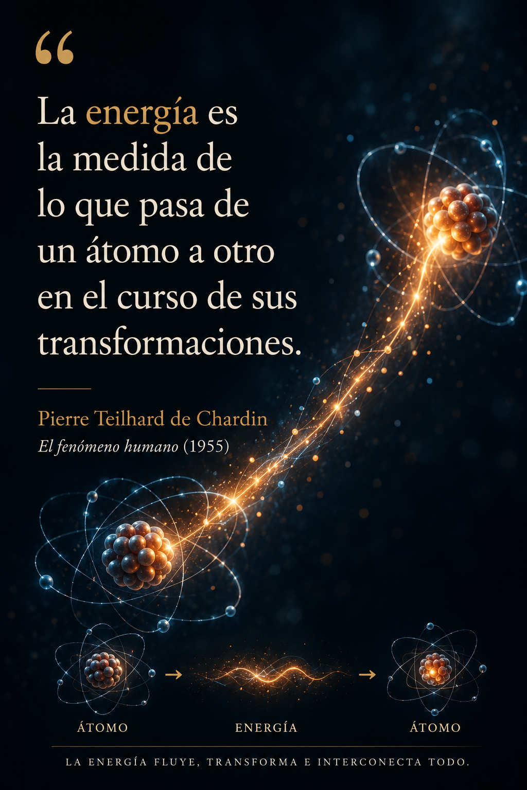 La energía es el lenguaje secreto de la transformación